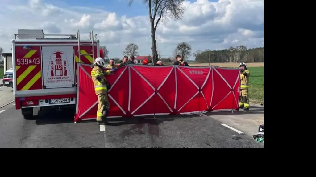 W wypadku zginął motocyklista
