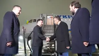 Wołodymyr Zełenski wylądował w Polsce