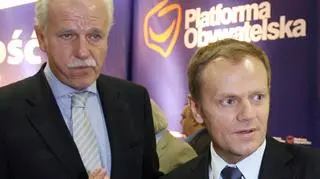 Andrzej Olechowski i Donald Tusk
