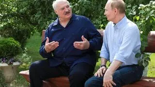 Władimir Putin i Alaksander Łukaszenka spotkali się na wyspie Wałaam