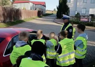 Akcja odbyła się pod hasłem "Zwolnij kierowco" 