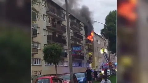 Pożar wybuchł w piątek wieczorem