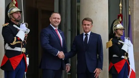 Prezydenci Karol Nawrocki i Emmanuel Macron