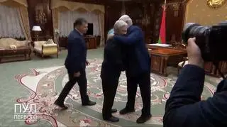 Łukaszenka z wysłannikiem USA Kelloggiem