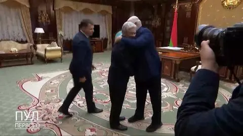 Łukaszenka z Białorusi spotyka się z wysłannikiem USA Kelloggiem