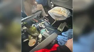 Skutki turbulencji na pokładzie samolotu Delta Airlines