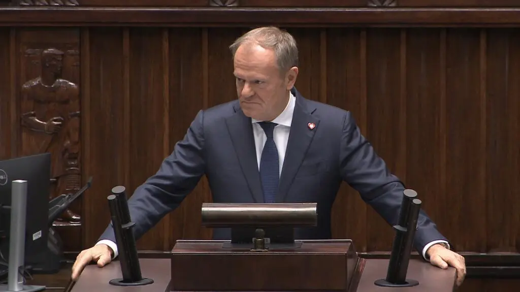 tusk w sejmie