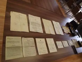 Wśród rzeczy był między innymi odręcznie napisany list