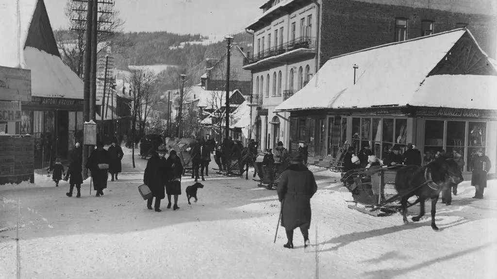 Krupówki w 1926 roku