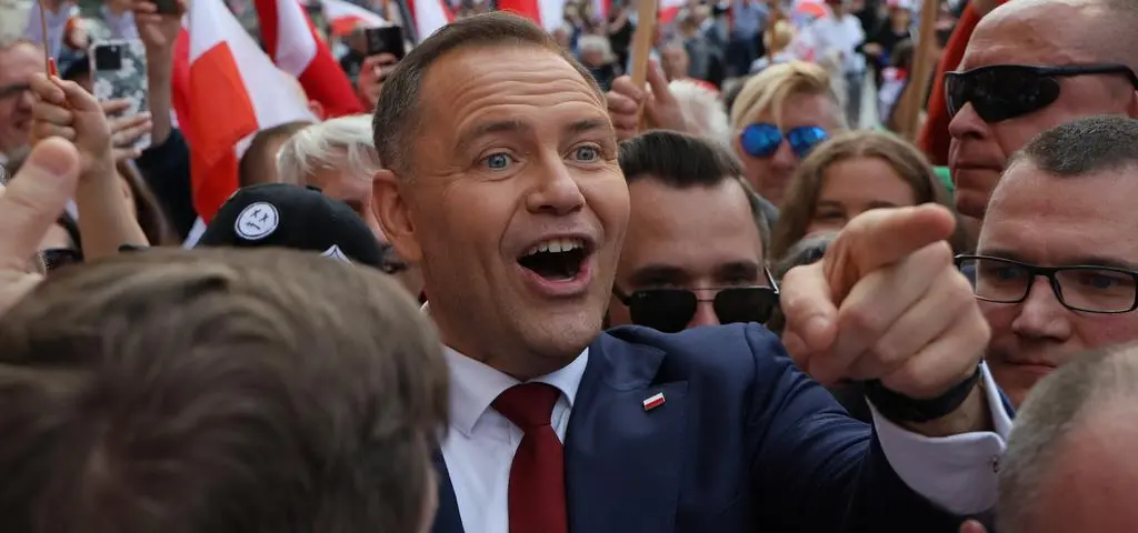 Ostro o Nawrockim. "Umowę podpisał jak łajdak, teraz mówi, że jest aniołem" 