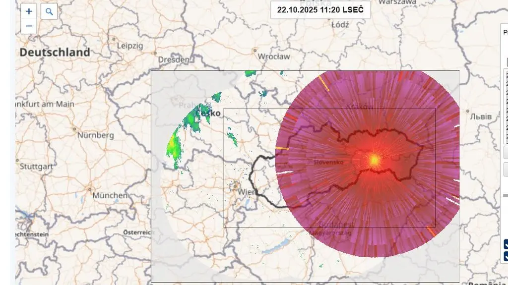 Niecodzienny widok na mapie pogodowej. "Wygląda, jakby spadła tam bomba"