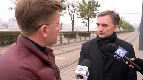 Zbigniew Ziobro w Budapeszcie odpowiada na pytania Macieja Warsińskiego z TVN24