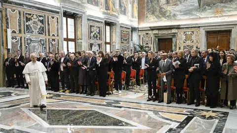 Leon XIV na spotkaniu z gwiazdami Hollywood