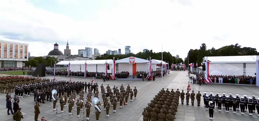 Pierwszy dzień Karola Nawrockiego. Oglądaj na żywo