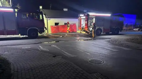 Pożar budynku mieszkalnego w Tomaszowie Mazowieckim 