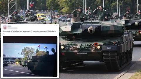 Flagi Ukrainy na polskim sprzęcie podczas defilady? Nie