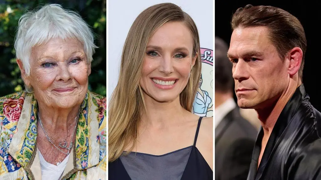 Judi Dench, Kristen Bell i John Cena