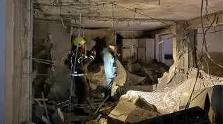 Wnętrze mieszkania w Krasnogorsku po ataku drona