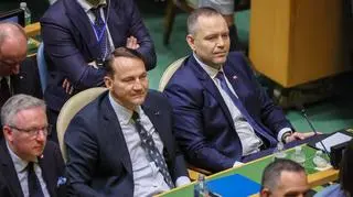 Sikorski do Nawrockiego: w antyunijnych wypowiedziach nie reprezentuje pan stanowiska Polski