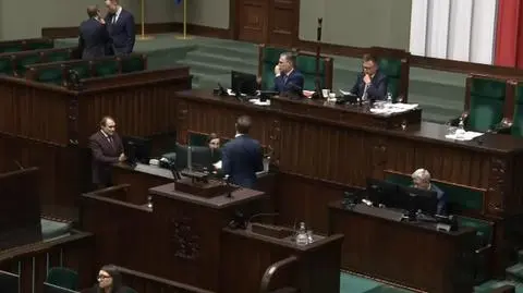 Marszałek Hołownia w formie. "Ale zobaczcie, jaki złośliwy kolega. Prymus taki"