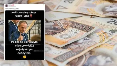 Polska z największym deficytem w UE? Dane zaprzeczają
