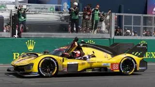 Kubica pierwszy przekroczył linię mety