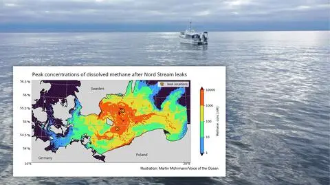 Metan z Nord Stream zanieczyścił znaczną część Bałtyku. Poziom 1000 razy wyższy