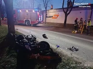 Zderzył się z motorowerem i odjechał