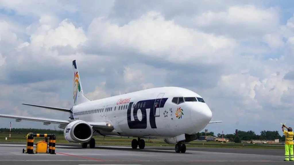 Chorwaci przylecieli Boeingiem 737-400 