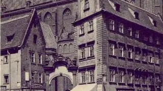 Kamieniczki Jaś i Małgosia na rogu Odrzańskiej i Mikołaja, lata 1900-20