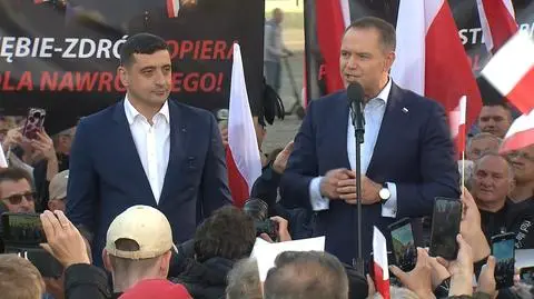 George Simion i Karol Nawrocki