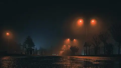 noc mgła mrzawka