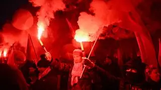 Race na marszu w Warszawie 11 listopada