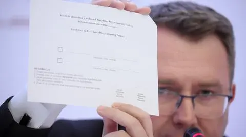 Tak będzie wyglądać karta wyborcza w drugiej turze wyborów prezydenckich 