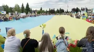 Proukraiński protest na Alasce