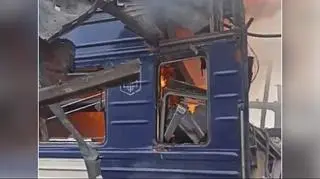 Pociąg zaatakowany przez Rosjan