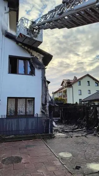 Pożar domu pomocy społecznej w Kielcach