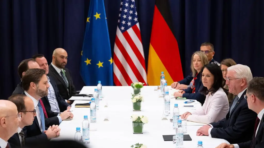 JD Vance, Frank-Walter Steinmeier, Annalena Baerbock