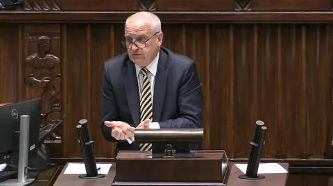 Jerzy Szafranowicz broni w Sejmie projektu reformy szpitali