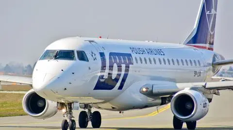 Samolot Embraer 170 linii LOT