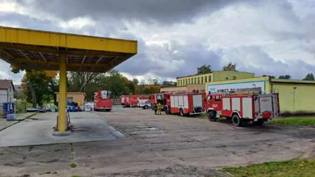 Pożar hali