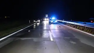 Pieszy zginął, gdy przechodził przez jezdnię