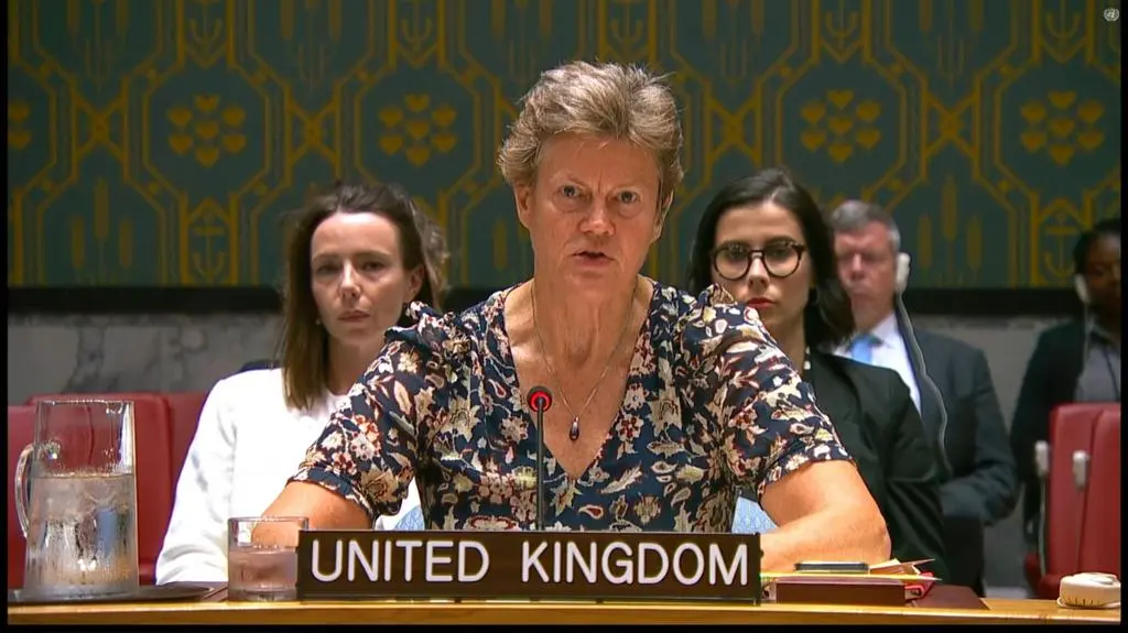 Ambasadorka Wielkiej Brytanii przy ONZ Barbara Woodward