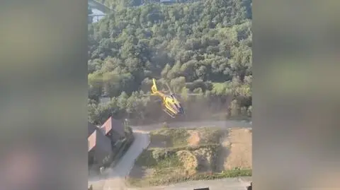 Wypadek quada w miejscowości Solina. Zaangażowano śmigłowiec Lotniczego Pogotowia Ratunkowego