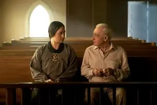 "Czas krwawego księżyca" reż. Martin Scorsese (Lily Gladstone i Martin Scorsese)