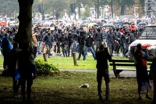 Demonstracja w Hadze przeciwko polityce azylowej
