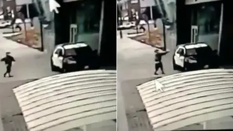 Atak na policjantów w Copnton, w Los Angeles