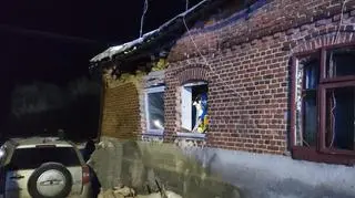 Runęła ściana domu