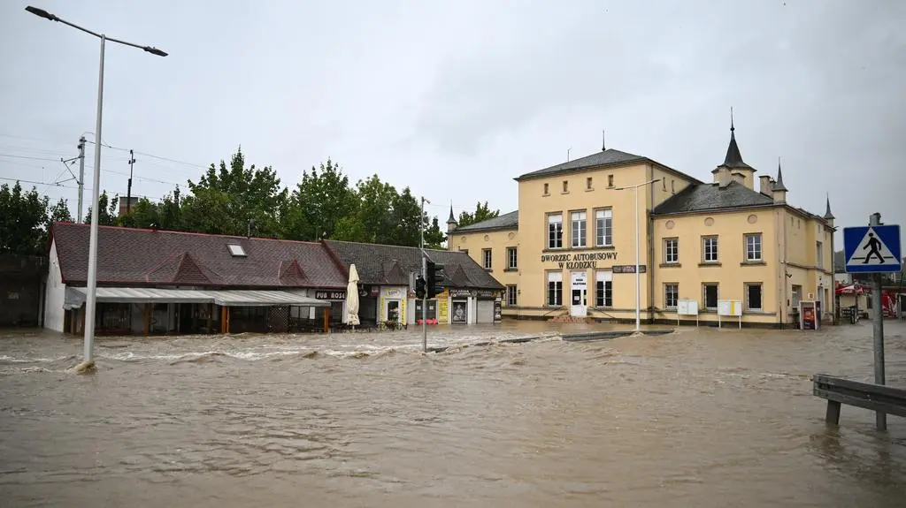 Zalane centrum Kłodzka