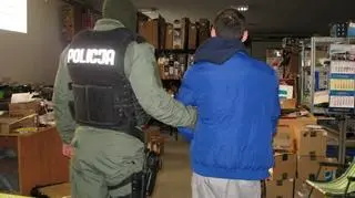 Mężczyźni zostali zatrzymani podczas wspólnej akcji Centralnego Biura Śledczego z Komendy Wojewódzkiej Policji w Poznaniu